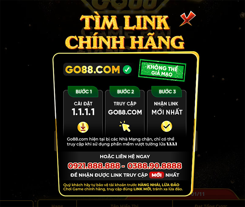 Tổng hợp 2 cách tìm link chính hãng vào Go88 phải lưu ngay 22 Tổng hợp 2 cách tìm link chính hãng vào Go88 phải lưu ngay